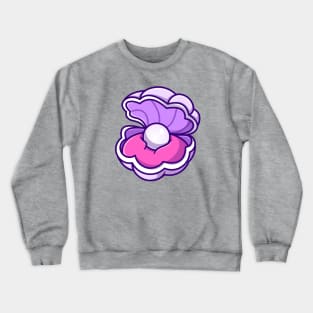 Cute Pearl Shell Cartoon Crewneck Sweatshirt